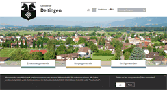 Desktop Screenshot of deitingen.ch